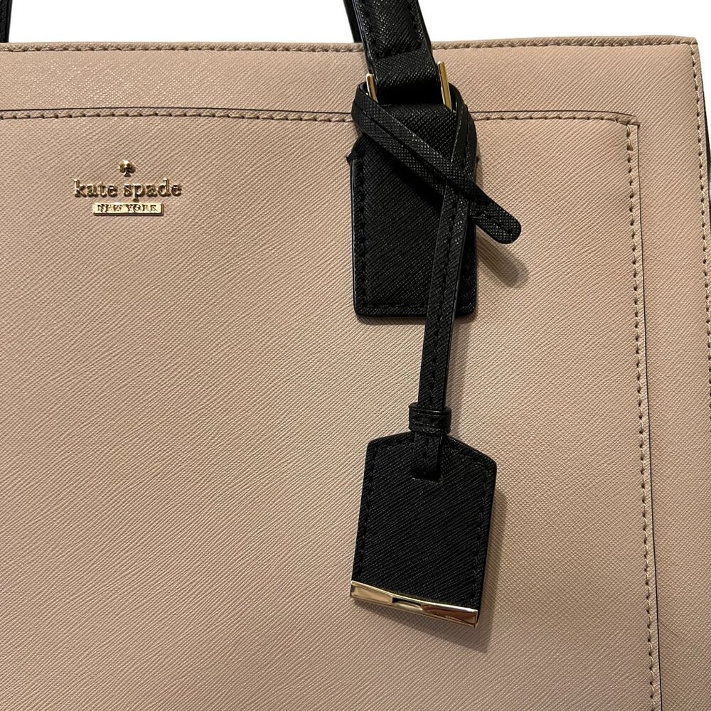 NWT Kate Spade Cameron Street Zooey Tote Purse Shoulder Bag Tusk Black T… - Picture 3 of 16
